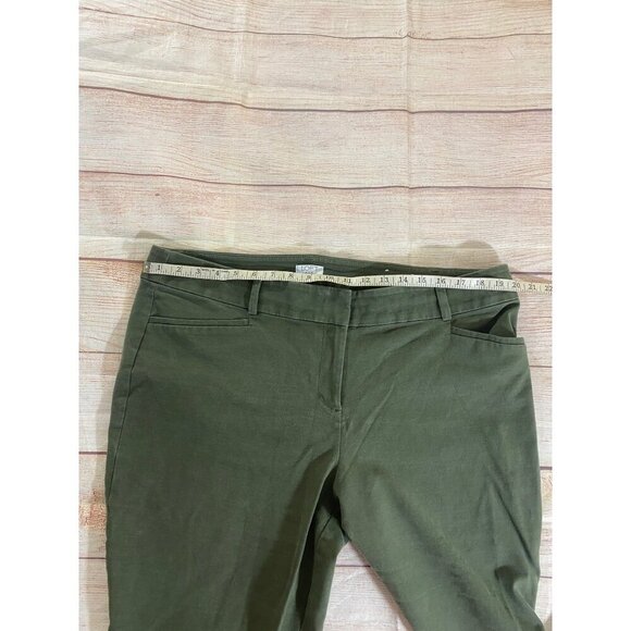 Loft Plus Women's Olive Green Marissa The Riviera Pant - 16 - Picture 8 of 14